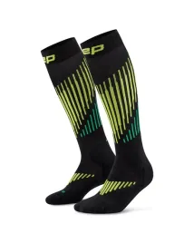 dlugie-skarpety-kompresyjne-dla-mezczyzn-z-welna-merino-czarne-core-run-cep