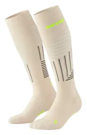 cep-meskie-skarpety-kompresyjne-sportowe-wysokie-bezowe-l