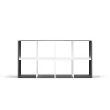 regal-malax-2x4-antracyt-bialy-glebokosc-mebla-30-cm