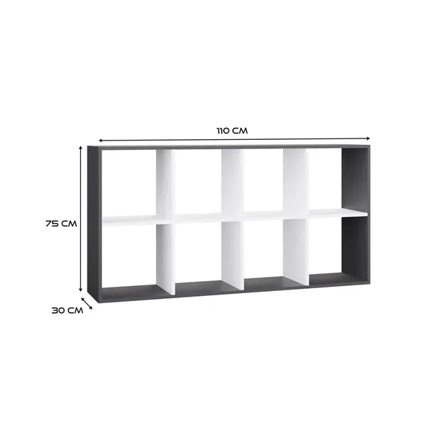 regal-malax-2x4-antracyt-bialy-szerokosc-mebla-147-cm