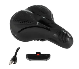 siodelko-zelowe-siodelko-rowerowe-trekking-wygodne-classic-comfort-lampka