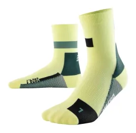 meskie-skarpety-kompresyjne-sportowe-cep-the-run-limited-krotkie-limonkowe