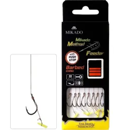 mikado-method-feeder-przypon-mf-hak-z-zadziorem-nr12-0-12mm-10cm-op-8szt