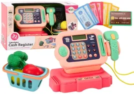 kasa-fiskalna-nauka-liczenia-monety-koszyk-swiatla-dzwieki-rozowa-lean-toys