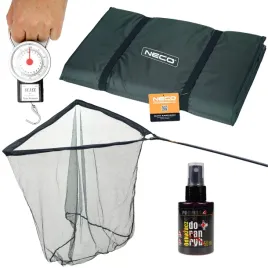 duzy-zestaw-wedkarski-podbierak-mata-karpiowa-waga-odkazacz-do-ran