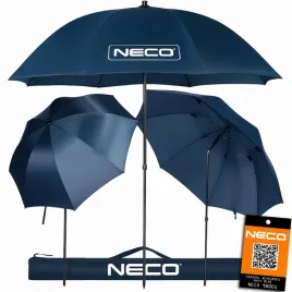 duzy-parasol-wedkarski-wodoszczelny-regulowany-kat-navy-niebieski-220cm
