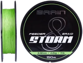 plecionka-niewidoczna-brain-storm-8x-lime-0-16mm-150m-11-1kg