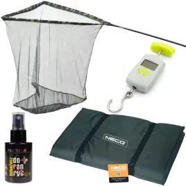 duzy-zestaw-wedkarski-podbierak-mata-karpiowa-waga-odkazacz-do-ran