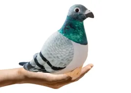 maskotka-pluszowy-golab-grzywacz-szary-20cm-lean-toys