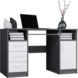 biurko-delta-antracyt-bialy-120-cm-3-szuflady-szafka
