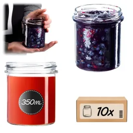 10szt-sloik-350-ml-sloiki-na-przetwory-miod-dzem-konfitury-szklany-fi-82