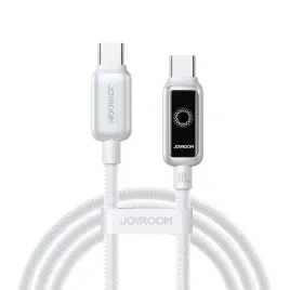 kabel-przewod-w-oplocie-usb-c-100w-1-2m-bialy-joyroom