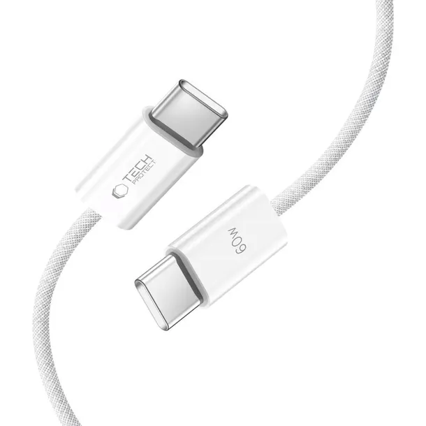 kabel-przewod-usb-c-pd-60w-3a-1m-bialy-tech-protect-kolor-bialy