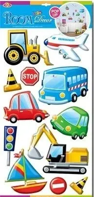 dekoracja-scienna-3d-pojazdy-3