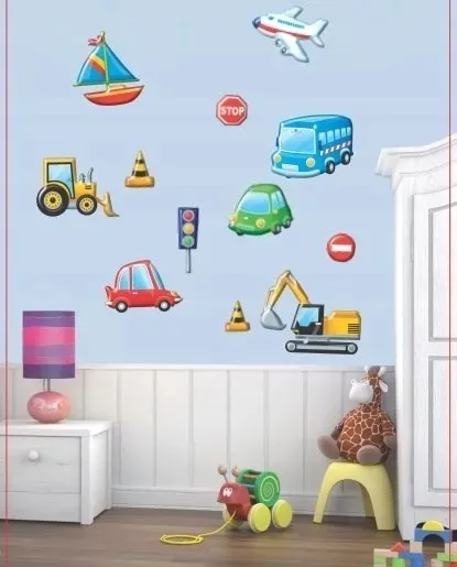 dekoracja-scienna-3d-pojazdy-3