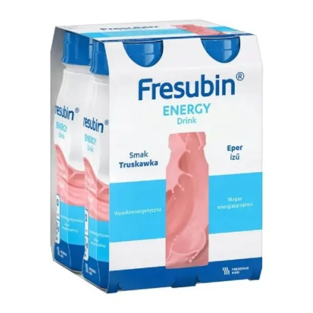 FRESUBIN ENERGY DRINK smak truskawkowy 4x200ml