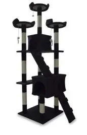 drapak-drzewko-legowisko-wieza-dla-kota-170cm-czarny