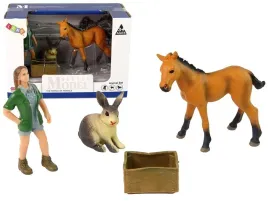 zestaw-figurek-kon-jasny-zwierzeta-lean-toys