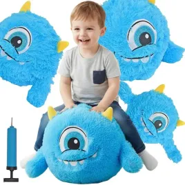 pilka-emoji-40cm-z-raczkami-niebieska-xqmax