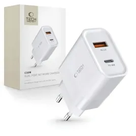 ladowarka-sieciowa-c30w-usb-c-usb-a-30w-biala-tech-protect