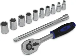 grzechotka-1-4-przedluzka-150mm-10-nasadek-szesciokatnych