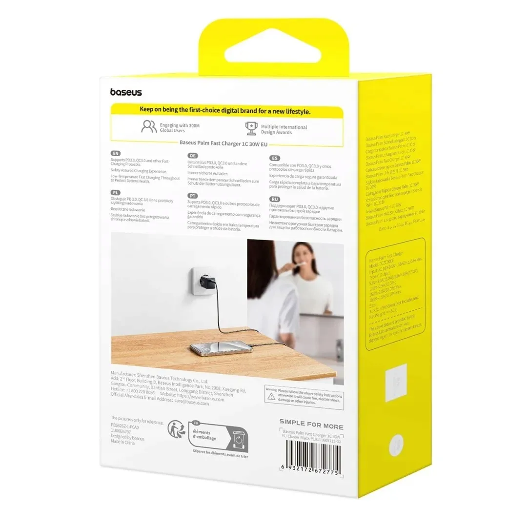 ladowarka-sieciowa-palm-30w-usb-c-biala-baseus-stan-nowy