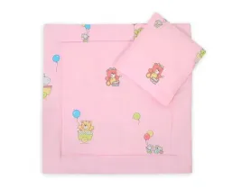 posciel-do-wozka-z-wypelnieniem-kolderka-i-poduszka-wagoniki-na-rozu-bobo