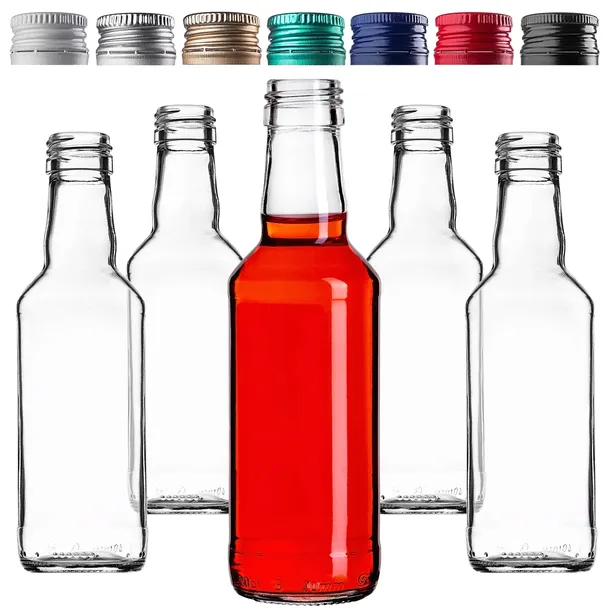 10 SZT BUTELKI MONOPOLOWE MONOPOL 200ML 0,2L Z ZAKRĘTKĄ NA BIMBER WÓDKĘ SOK