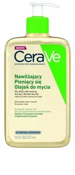 CeraVe Nawilżający Pieniący się Olejek do Mycia - 473 ml