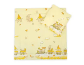 posciel-do-wozka-z-wypelnieniem-kolderka-i-poduszka-wesoly-pociag-kremowy