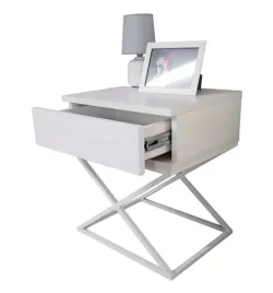 stolik-nocny-styl-glamour-bialy-mat-metal-x
