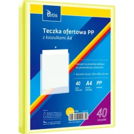 teczka-ofertowa-a4-pp-40-koszulek-zolta-bt630-y40-tetis-tetis