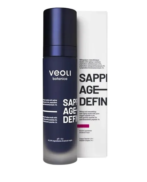 VEOLI BOTANICA Sapphire Age-Definer maska anti-aging - 50ml