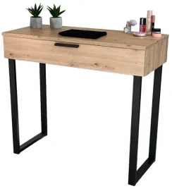 toaletka-lena-dab-artisan-metal-czarne-u-90cm