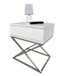 stolik-nocny-glamour-bialy-srebrny-mat-metal-x