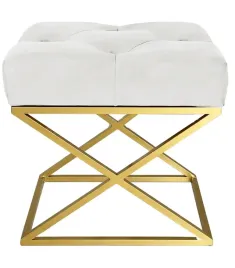 lawka-pufa-tapicerowana-metalowy-loft-bialy-zloty