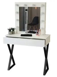 toaletka-biala-oswietleniem-lustro-mat-czarne-90cm