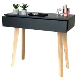 toaletka-czarna-lena-drewniane-nozki-mat-90cm