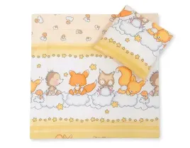 posciel-do-wozka-z-wypelnieniem-kolderka-i-poduszka-lesne-zwierzatka-krem