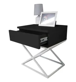 stolik-nocny-styl-glamour-czarny-bialy-mat-metal-x