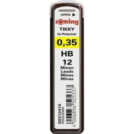 grafity-0-35mm-hb-do-olowkow-automatycznych-rotring-s0312410-rotring