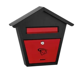 skrzynka-na-listy-z-daszkiem-375x400x70mm-czarno-czerwona-skrzynka-domek