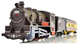 kolejka-fenfa-parowoz-wagony-pasazerskie-tory