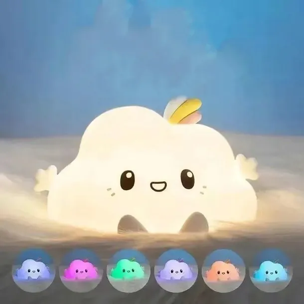 nocna-lampka-led-chmurka-stan-nowy-plec-chlopcy-dziewczynki