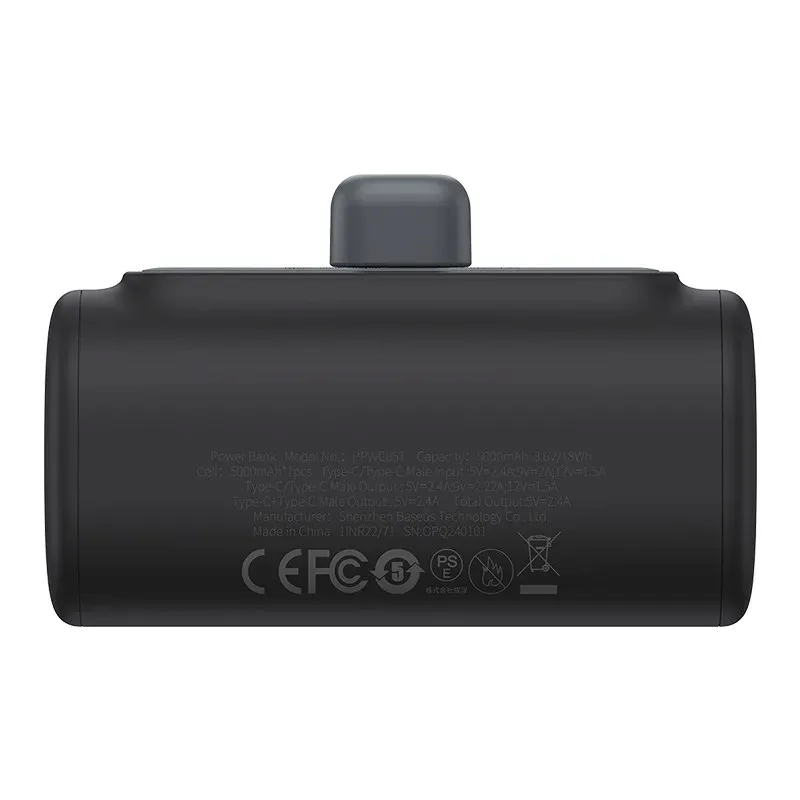 powerbank-baseus-compact-5000mah-usb-c-czarny-stan-nowy