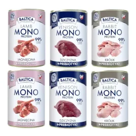 mokra-karma-dla-psa-monoproteinowa-baltica-mix-smakow-prebiotyki-6x400g