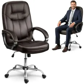 fotel-biurowy-obrotowy-ergonomiczny-krzeslo-biurowe-obrotowe-ciemny-braz