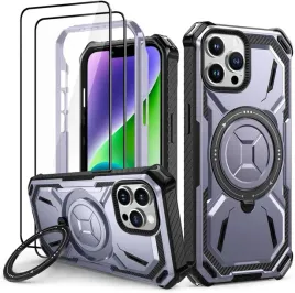 lanhiem-etui-360-do-iphone-14-pro-max-podstawka-pancerne-2szt-szklo-fiolet