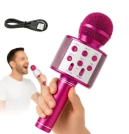 mikrofon-zabawkowy-bluetooth-z-glosnikiem-rozowy-karaoke-dla-dzieci-usb-aux