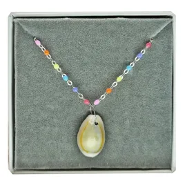 naszyjnik-srebrny-choker-kolorowy-multikolor-muszla-kauri-srebro-925